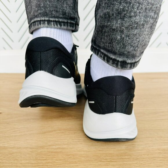 ❤️❤️Nike Air Zoom Structure 24 Sz 7.5 Womens Shoes Running Black Gold DA8570-003 - Picture 7 of 13